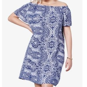 Ellos All Over Paisley Print Dress 12